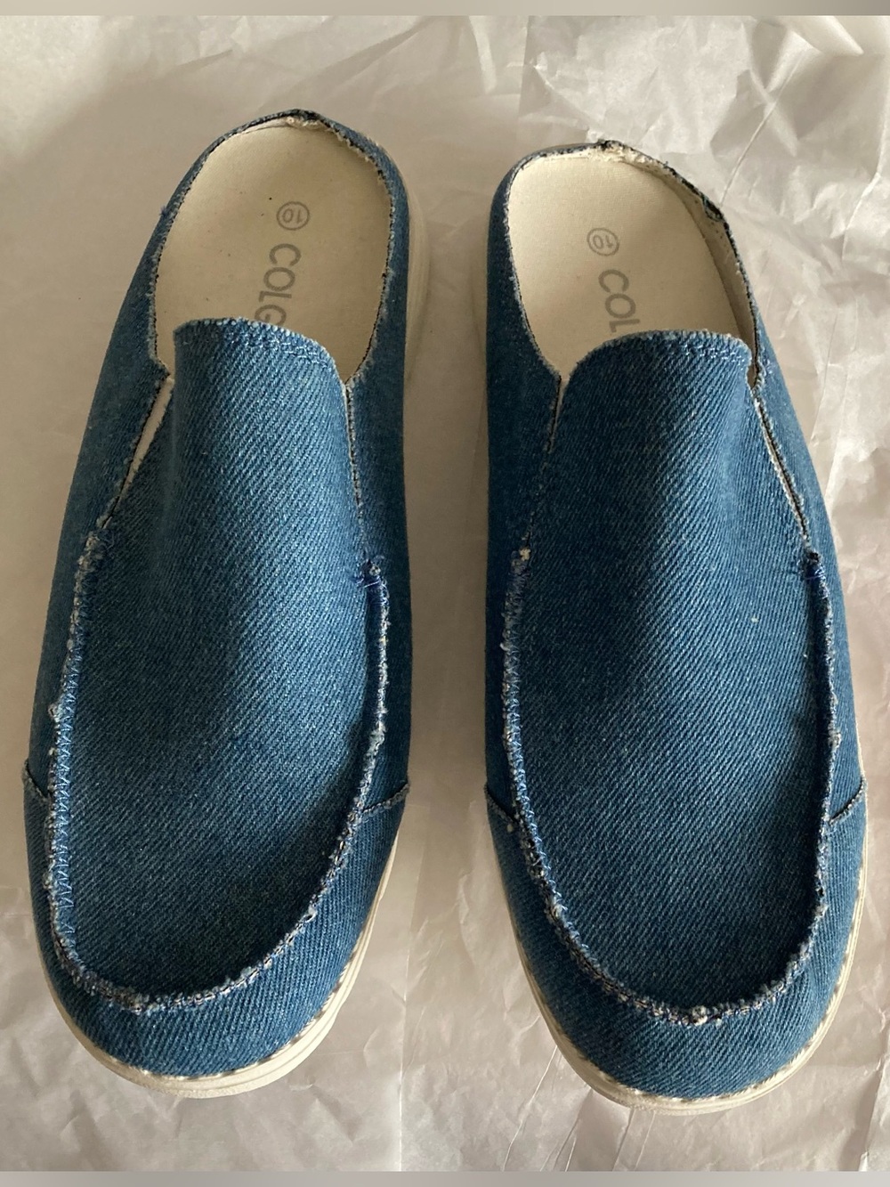 Colgo Denim Mule Shoes - Picture 10 of 10